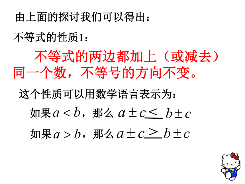 2.2 不等式的基本性质（1） 课件（共17张PPT）