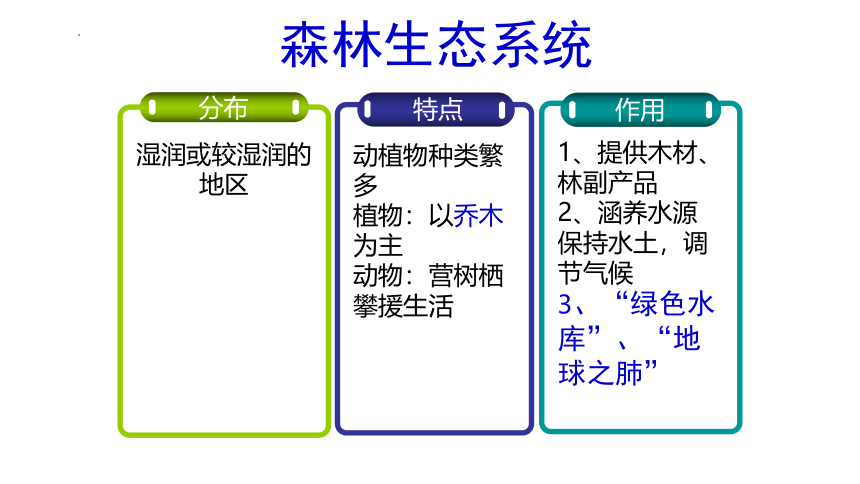 2.3.1  多种多样的生态系统课件(共34张PPT)2022-2023学年苏科版生物七年级上册