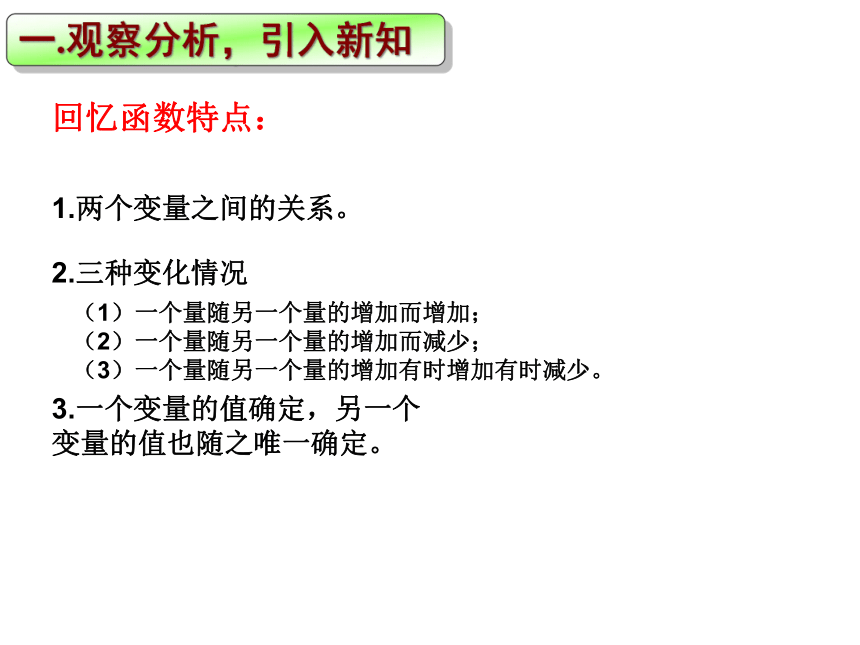 人教版数学九年级下册26.1章前引言及反比例函数课件（19张）