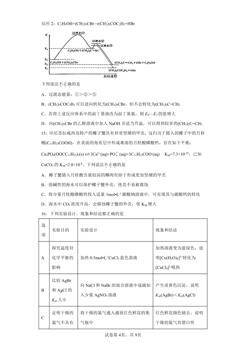 浙江省高考科目临海、新昌两地2022-2023学年高三适应性考试5月模考化学试题（含解析）