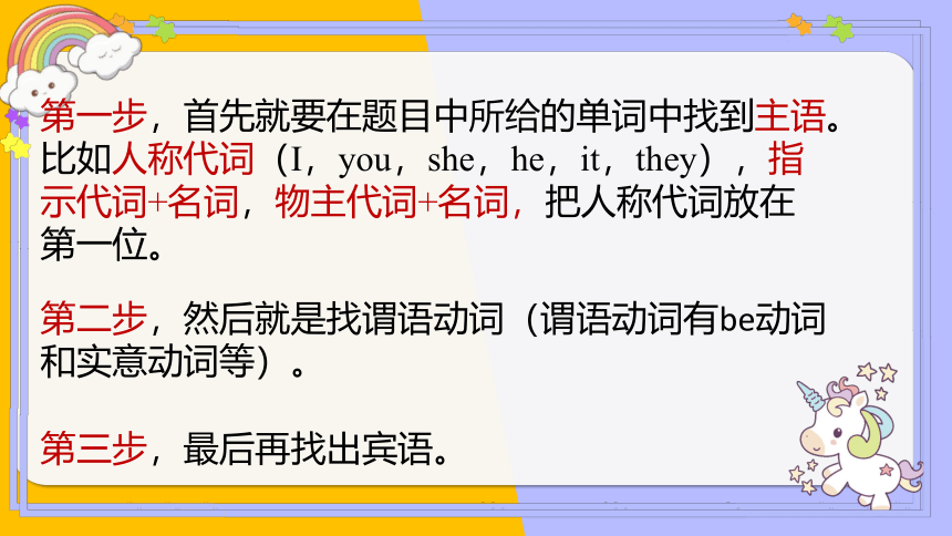 通用版 小升初英语语法基础培优第二十一讲-连词成句解题技巧 课件