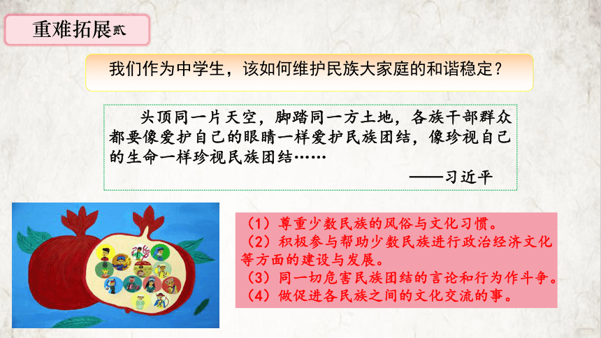 第四单元 民族团结与祖国统一  课件（21张PPT）