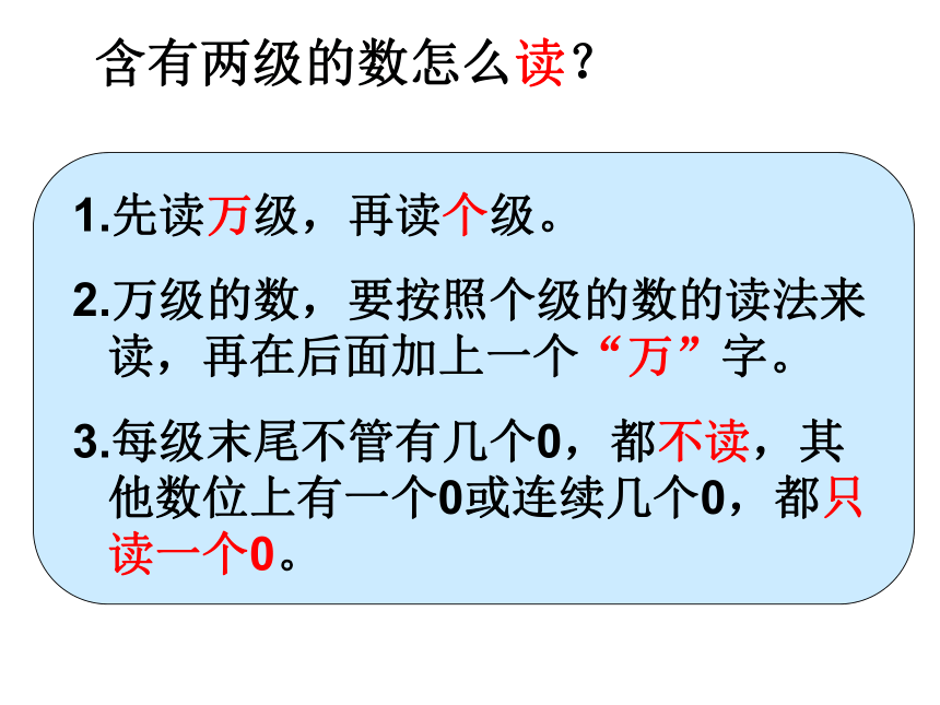 北京版四年级上册数学课件  1.2 大数的读法与写法 练习一（共15张PPT）