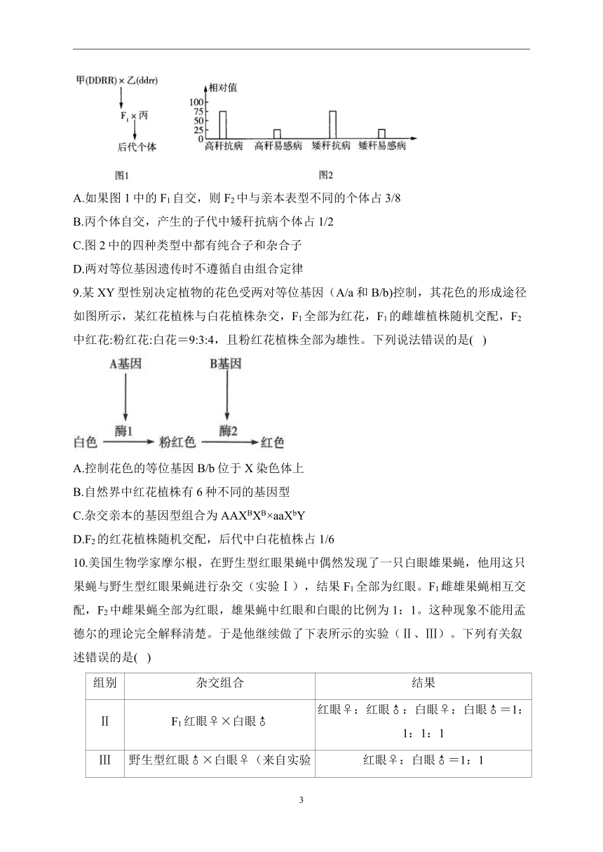 （6）基因的分离定律和自由组合定律——2023届高考生物二轮复习热点题型限时练（有解析）