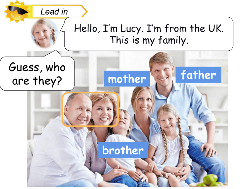 Unit2 My family B Let’s learn&Let’schant课件（共24张PPT）