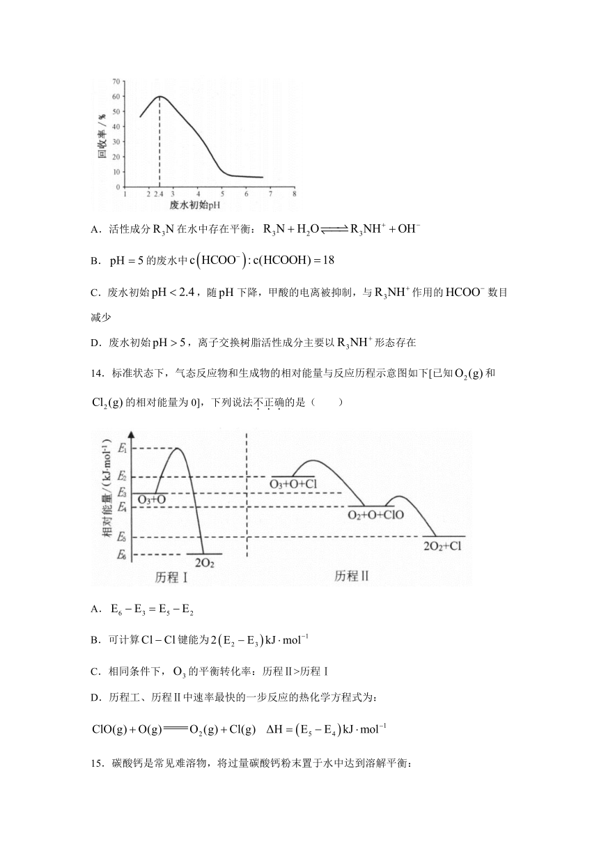 2023年1月浙江省普通高校招生选考科目考试 化学试卷（含答案）