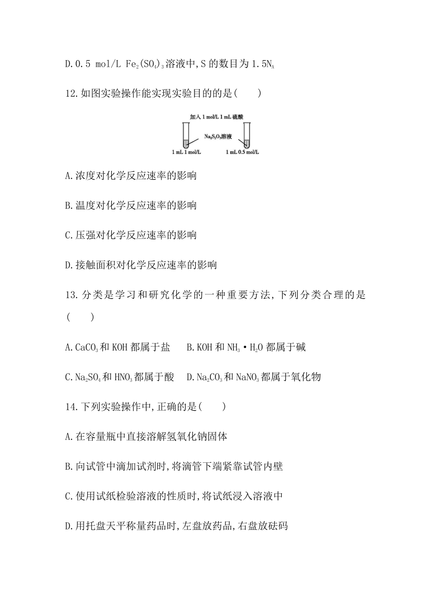 2021年广东省学业水平合格性考试化学模拟测试卷(八) Word版含答案