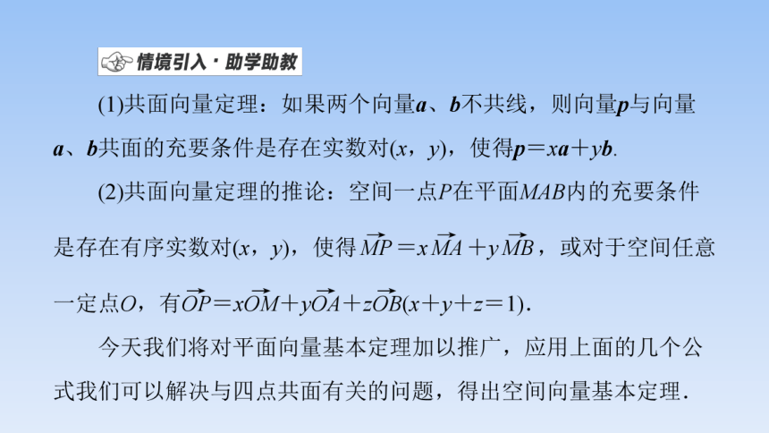 人教A版（2019）高中数学选择性必修第一册 1.2空间向量基本定理 课件（共48张PPT）