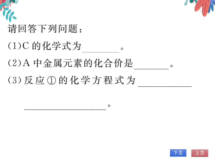 第6单元 碳和碳的氧化物 专题训练十五 碳及其化合物之间的相互转化 习题课件