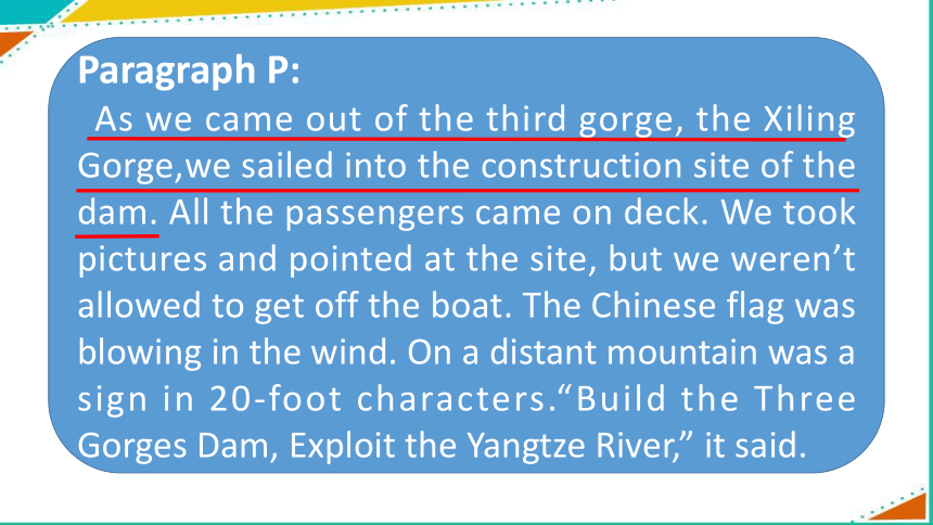 外研版必修四Module 5 A Trip Along the Three Gorges Reading and vocabulary 共30张PPT)