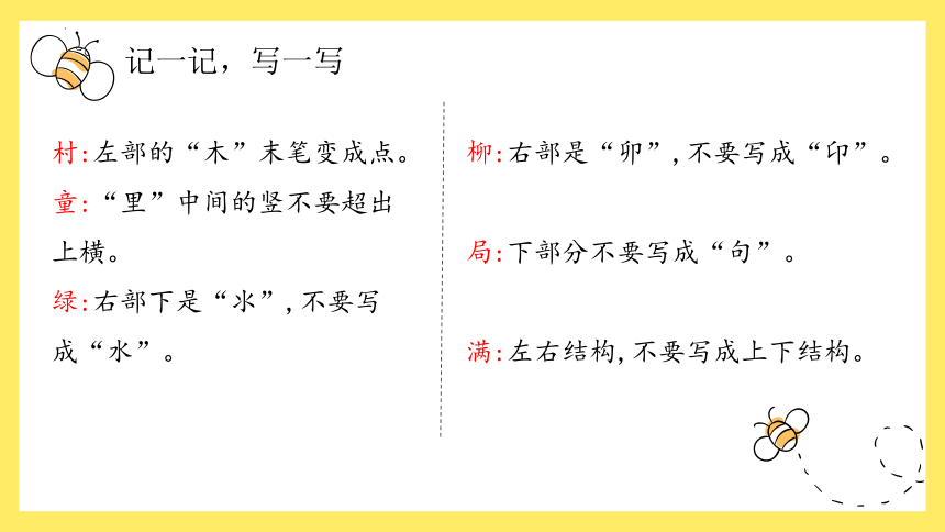 部编版语文二年级下册第一单元复习（课件）(共34张PPT)