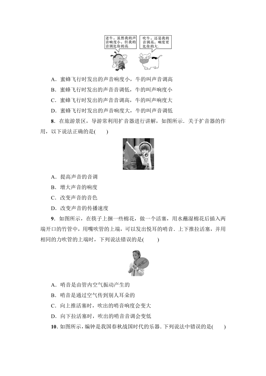 2.3 我们怎样区分声音(续) 练习 2021-2022学年沪粤版物理八年级上册（含答案）