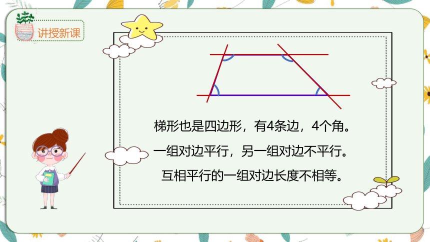 苏教版数学四下 7.7梯形的认识（课件）