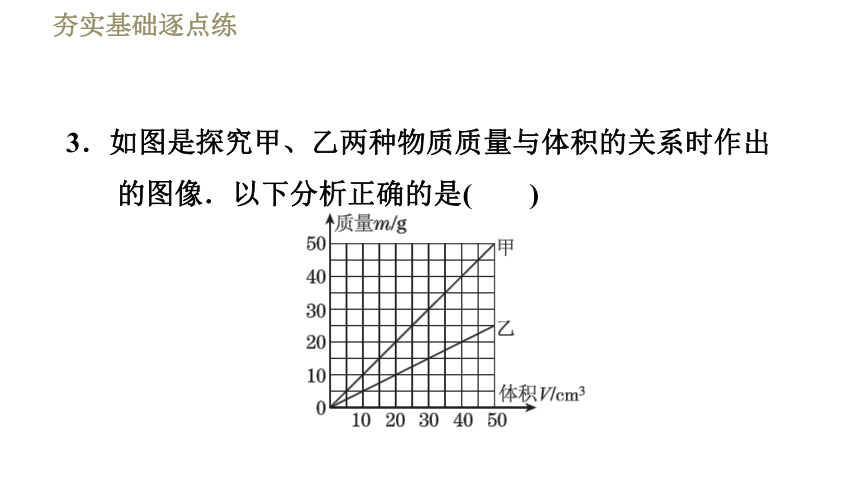 苏科版八年级下册物理习题课件 第6章 6.3物质的密度（41张）