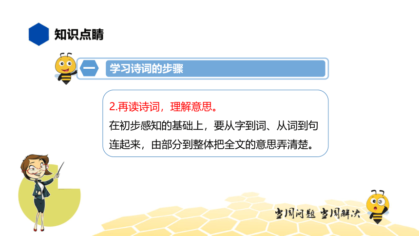 核心素养 语文四年级 【知识精讲】识记 诗词默写 课件