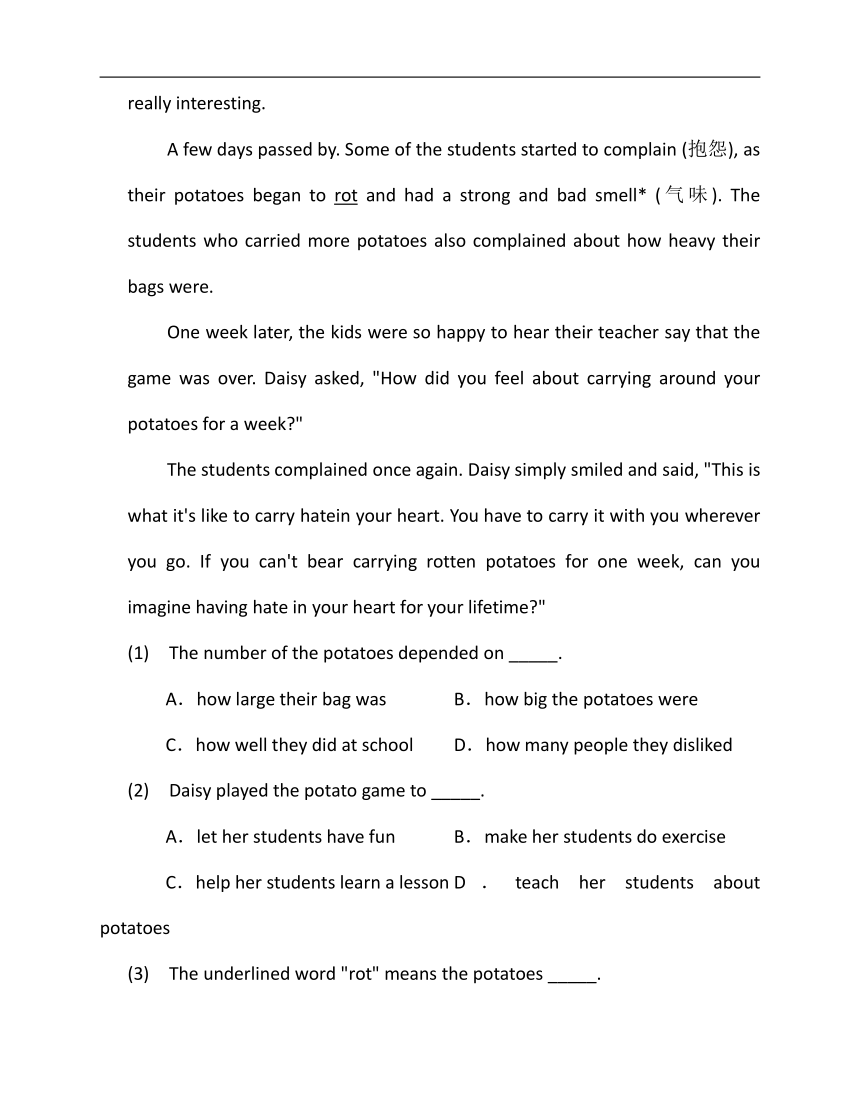 【浙江省专用】 2022-2023学年外研版七年级下册英语期末专练20（时文阅读+完型填空）（含解析）