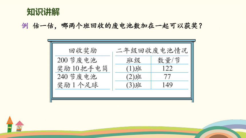 北师大版数学二年级下册第5单元第2课时 回收废电池 授课课件（34张PPT）