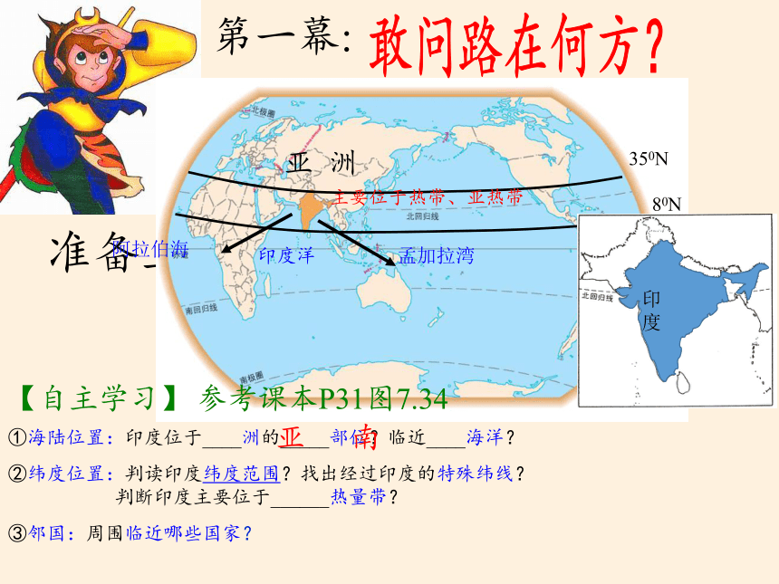 人教版七年级地理下册教学课件 7.3印度 (共29张PPT)