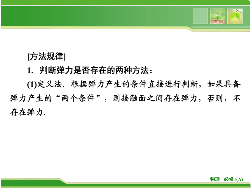 教科版（2019）必修 第一册第三章 相互作用 复习课2 力复习课 课件（共37张PPT）