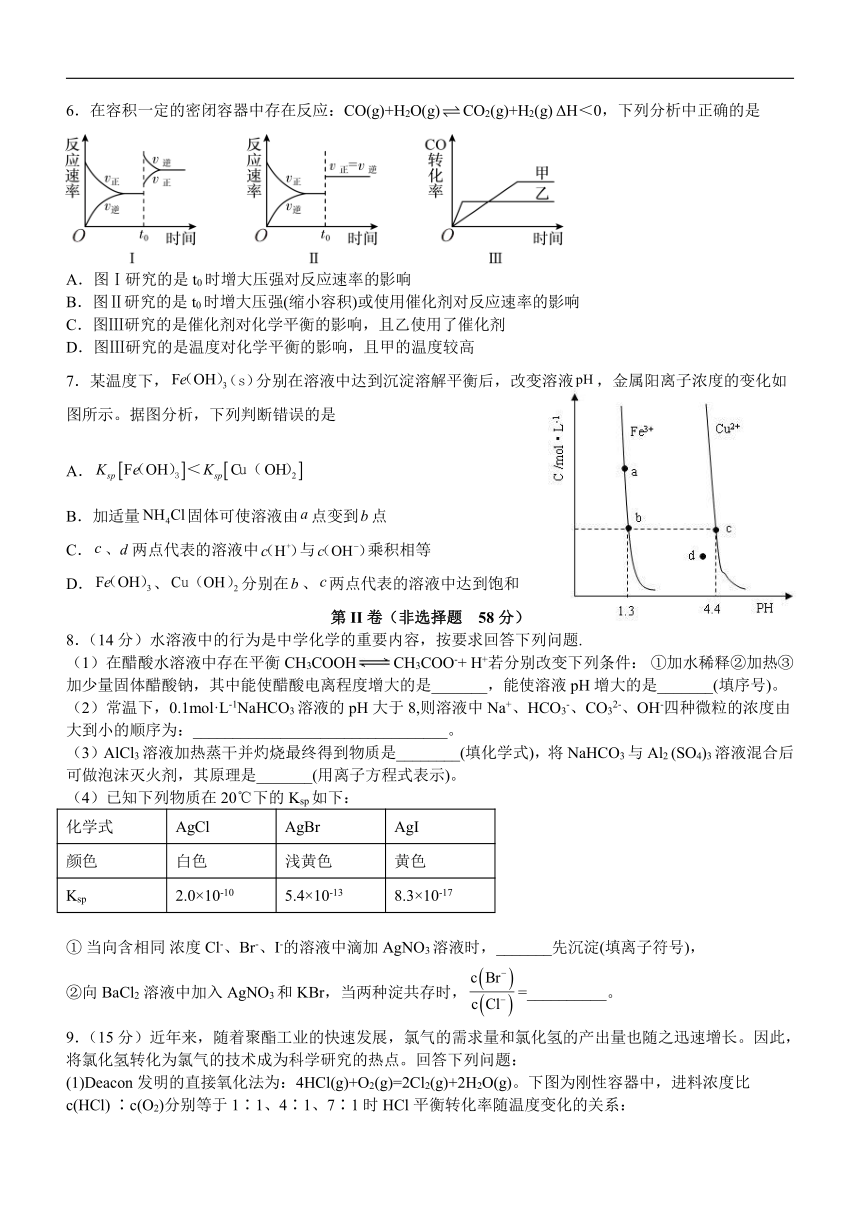 四川省德阳市第五高级中学2022-2023学年高二下学期开学测试化学试题（含答案）