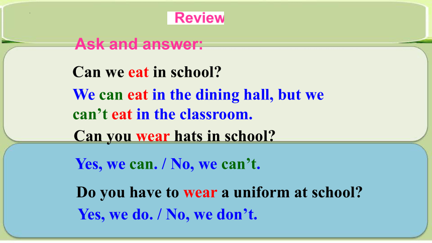 人教版七年级英语下册Unit 4 Don't eat in class.Section B 1a-1d课件(共31张PPT)