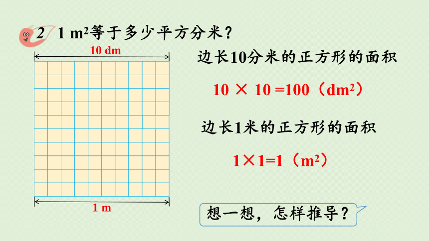 西师大版 三年级下册数学 2.5 面积单位的换算  课件(共19张PPT)