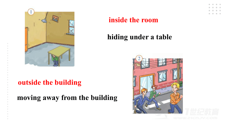 Module 12 Help Unit 2 Stay away from windows and heavy furniture.课件46张PPT