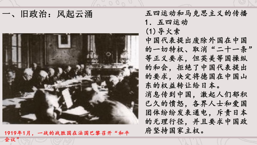第21课 五四运动与中国共产党的诞生 课件（共28张ppt）