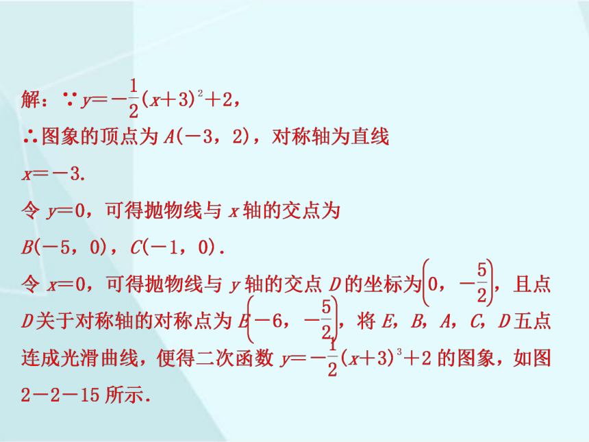 2.2 二次函数的图象与性质（3）  课件（共24张PPT）