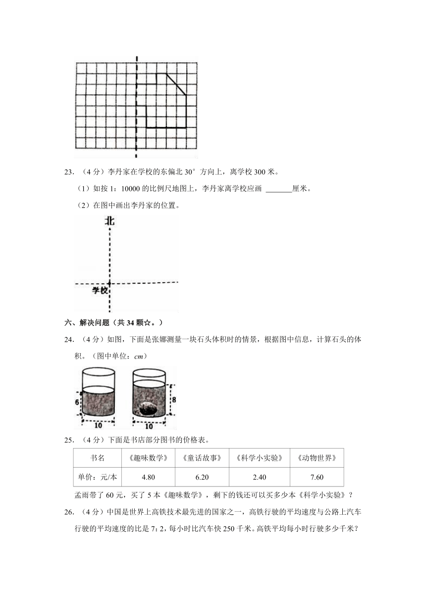 2022年山东省临沂市罗庄区小升初数学试卷  人教版（含答案）