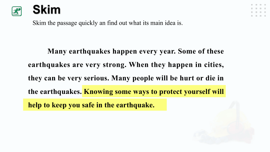 Unit 4 Our World Topic 2 How can we protect ourselves from the earthquake?Section C课件+内嵌视频