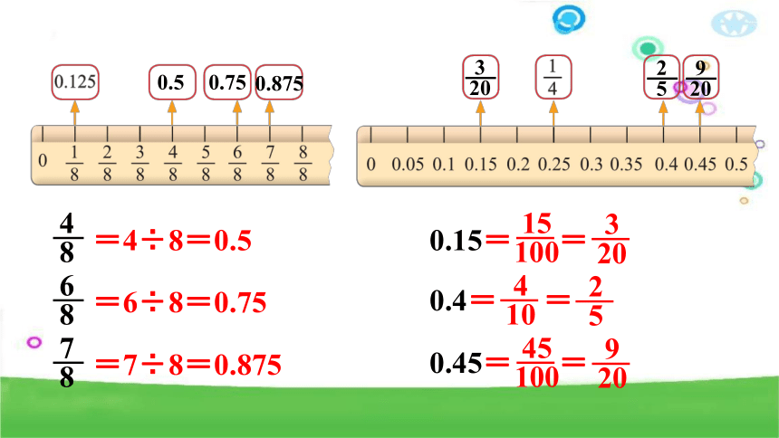 北师大版五年级下册数学1.3 “分数王国”与“小数王国”课件(共16张PPT)