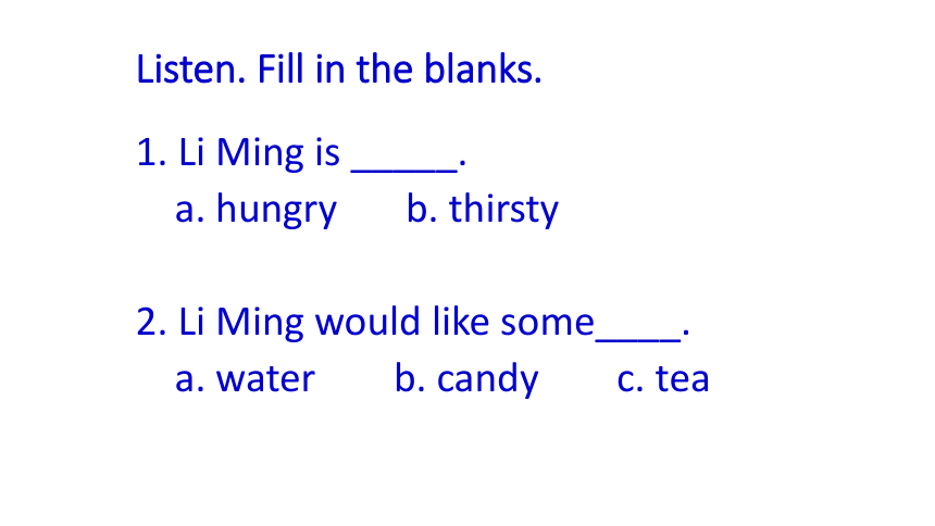 Unit 1 Lesson4 Who Is Hungery课件（39张PPT)