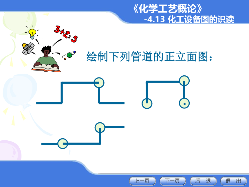 4.12管道轴测图的识读与绘制、4.13化工设备图的识读 课件(共33张PPT)-《化学工艺概论 》同步教学（化工版）