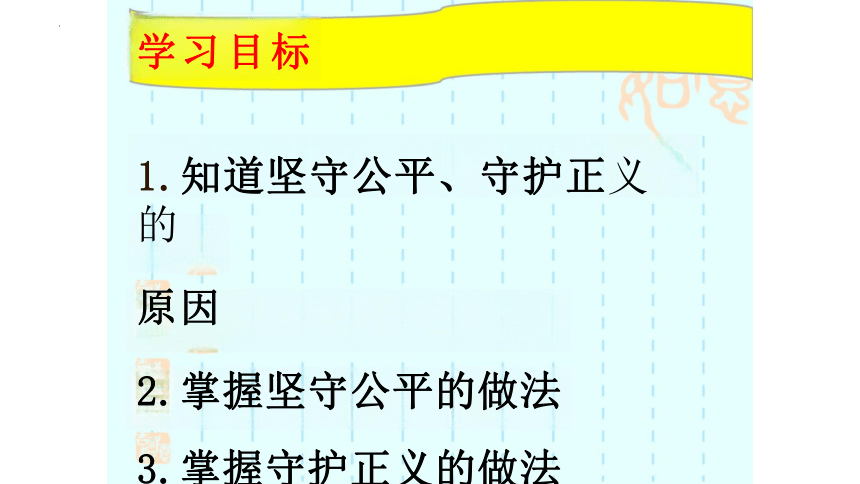 8.2 公平正义的守护 课件(共20张PPT)-2023-2024学年统编版道德与法治八年级下册 (1)