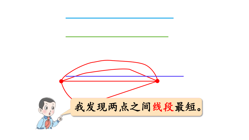 青岛版六三制四年级上册4.3   两点间的距离和点到直线的距离课件（21张PPT)