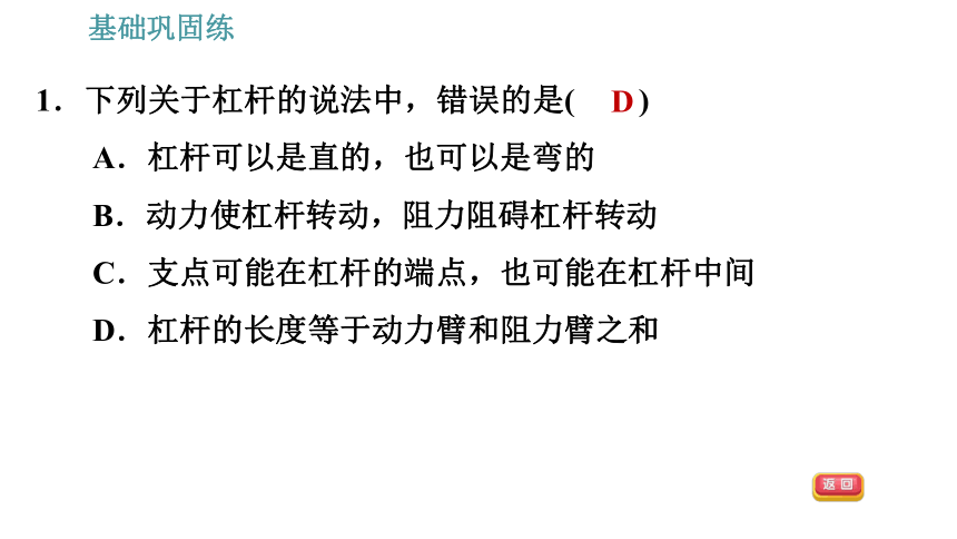 沪粤版八年级下册物理习题课件 第6章 6.5   探究杠杆的平衡条件（41张）