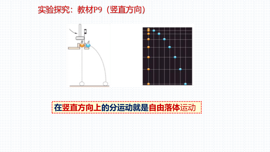 1.3 探究平抛运动的特点课件(共16张PPT)