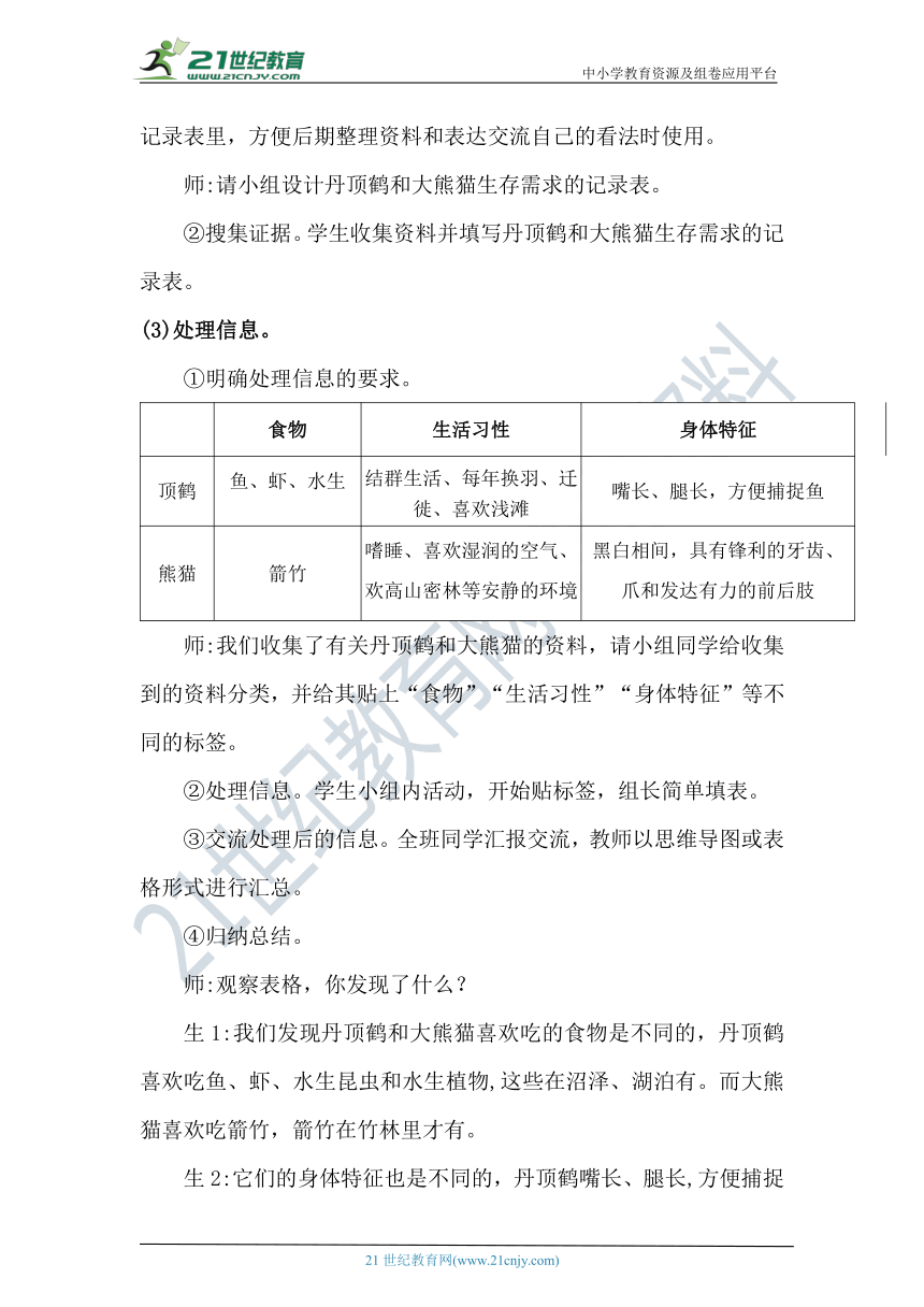 【核心素养目标】大象版科学六年级下册1.1《动物的家园》教案