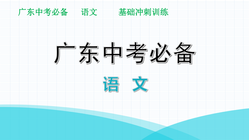 文言文阅读冲刺训练（十七）讲练课件—广东省2021届中考语文分类复习（12张ppt）