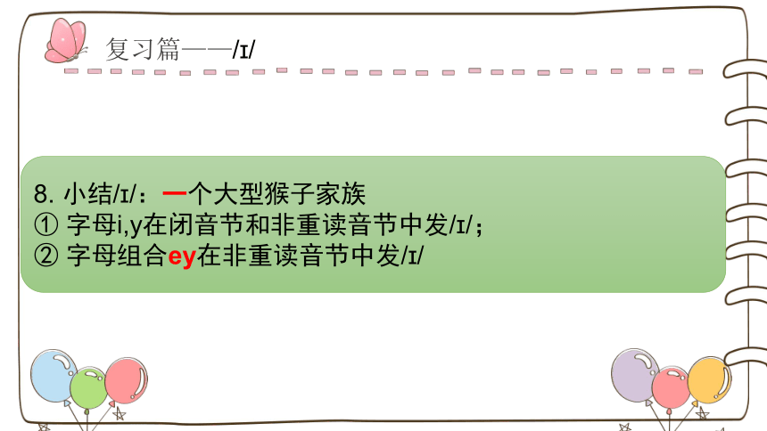 通用 小学英语小升初复习专题--国际音标学习第五讲 复习篇 课件(共21张PPT)