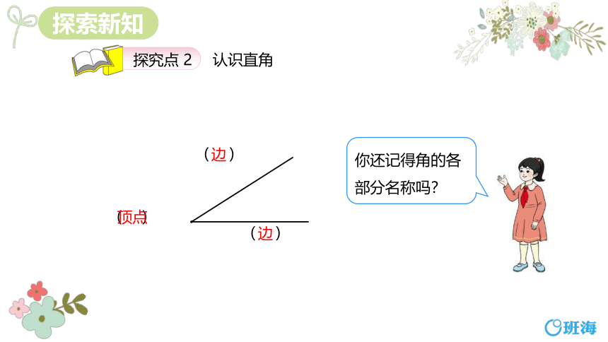 人教版(新)二上 第三单元 2.认识直角 画直角【优质课件】