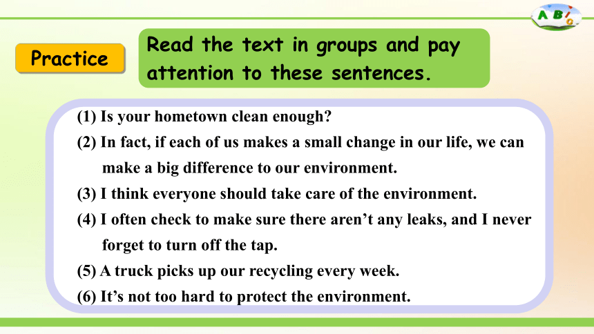 Unit 8  Lesson 46 Protect Our Environment 课件 +嵌入音频(共28张PPT)