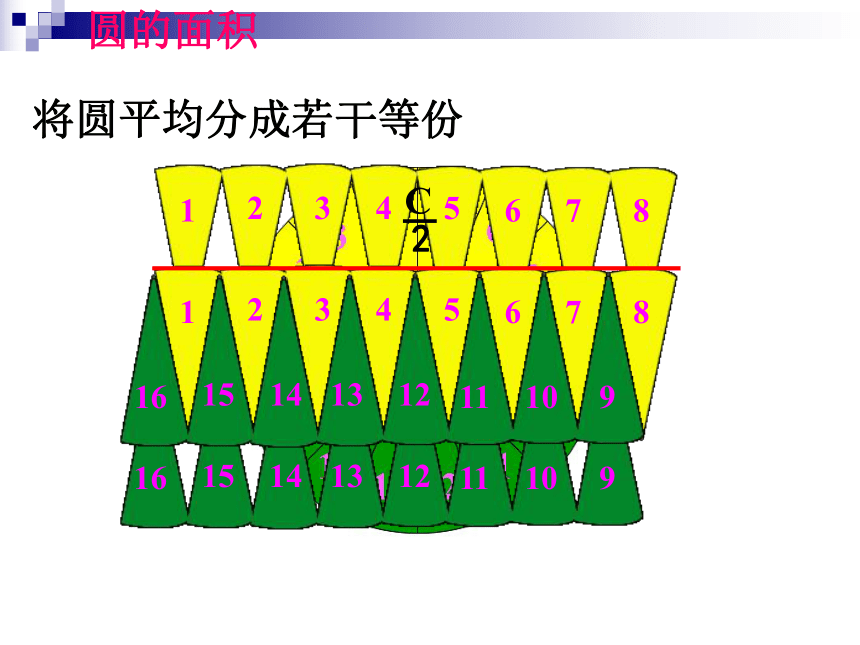 人教新课标六年级上册数学课件-5.6圆的周长和面积复习(共24张PPT)