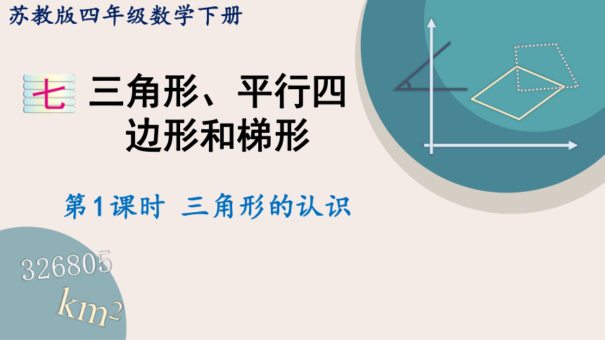 苏教版四年级数学下册7.1三角形的认识（教学课件）(共22张PPT)