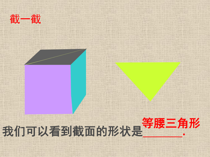 2021-2022学年北师大版数学七年级上册1.3截一个几何体  课件（共42张PPT）