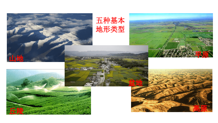 中图版（北京）七年级地理上册3.1地形特征和主要地形区  课件(共17张PPT)