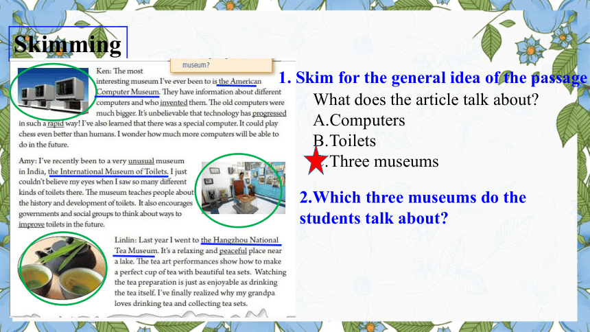 Unit 9  Have you ever been to a museum? Section A (3a-3c）课件(共28张PPT) -2022-2023学年初中英语人教版八年级下册
