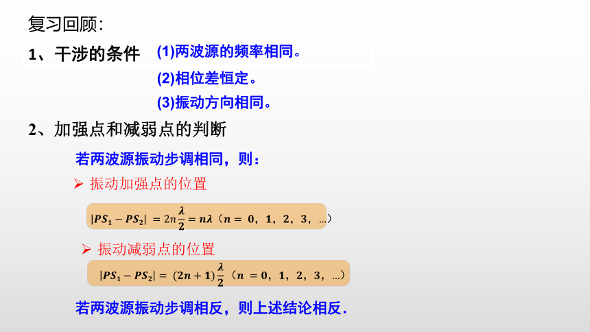 人教版（2019）选择性必修第一册 4.3.1 光的干涉 课件21张