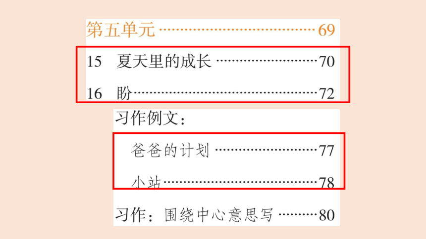 统编版六年级语文上册第五单元  习作：围绕中心意思写  课件